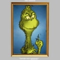 thumbnail image 2 of Women's Dr. Seuss Framed Grinch Painting  Graphic T-Shirt, 2 of 3