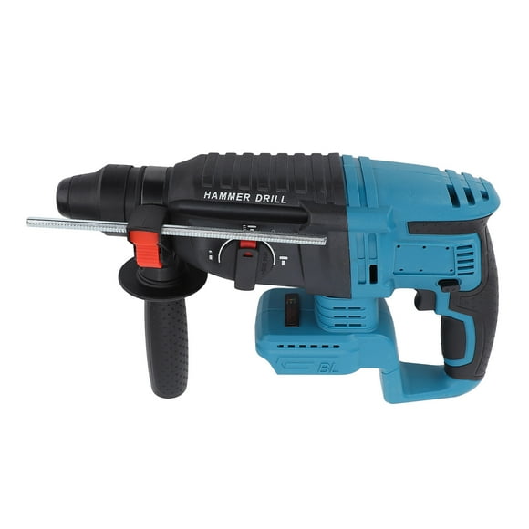 Cordless Impact Drill Set, Rotating Handle Power Hammer Drill Rechargeable for Construction Projects