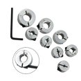 thumbnail image 2 of 8 Pcs Imperial Positioning Ring Open Type Optical Shaft Fixing Ring Shaft Sleeve, 2 of 9