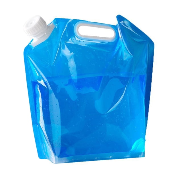 Contenedor 5L / 10L contenedor de agua plegable bolsa de jarra de almacenamiento de agua para acampa Abody Contenedor