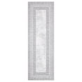 thumbnail image 2 of GlowSol 2x6 Washable Running Rug, Gray Geometric Non Slip Living Room Rug, Soft Low Pile Indoor Carpet for Bedroom Dining Room, 2 of 10