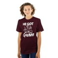 thumbnail image 3 of He Got Game Men's Graphic T Shirt Tees Brisco Brands 5X, 3 of 6