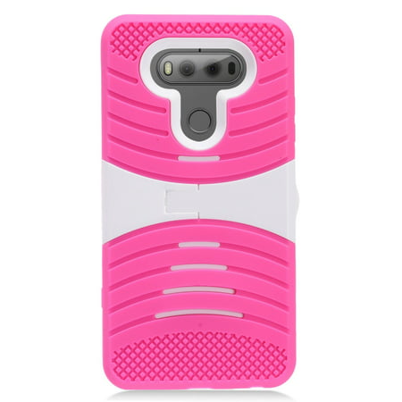 Insten Wave Symbiosis Skin Rubber Hard Case with stand for LG