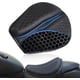 thumbnail image 1 of Cojín plegable de gel para asiento de motocicleta, gran estructura de panal 3D, absorción de impactos y almohadilla de asiento transpirable para viajes largos (L), 1 of 5