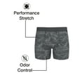 thumbnail image 6 of Athletic Works Men's Polyester Boxer Briefs, (6 Pack), 6 of 8