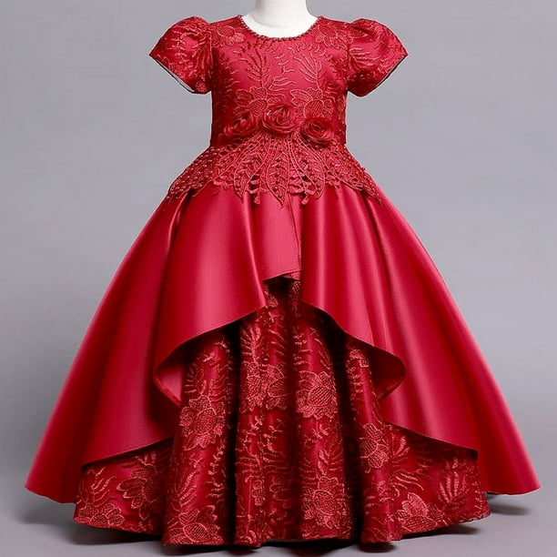 Vestido de raso para niña sale