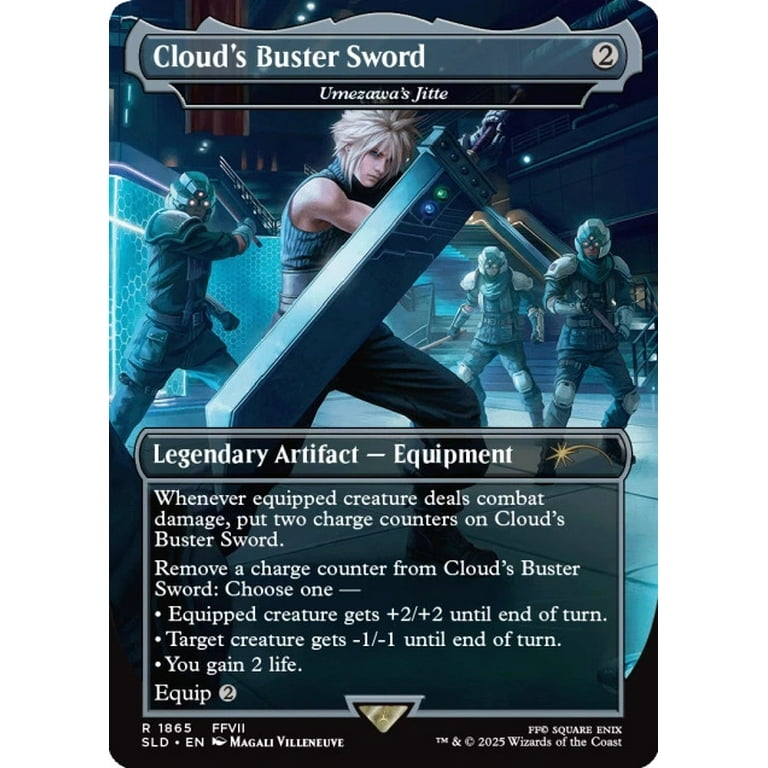 マジック:ザ・ギャザリング SecretLair x FINALFANTASY:Weapons Foil Magic The Gathering Secret Lair x Final Fantasy: Weapons