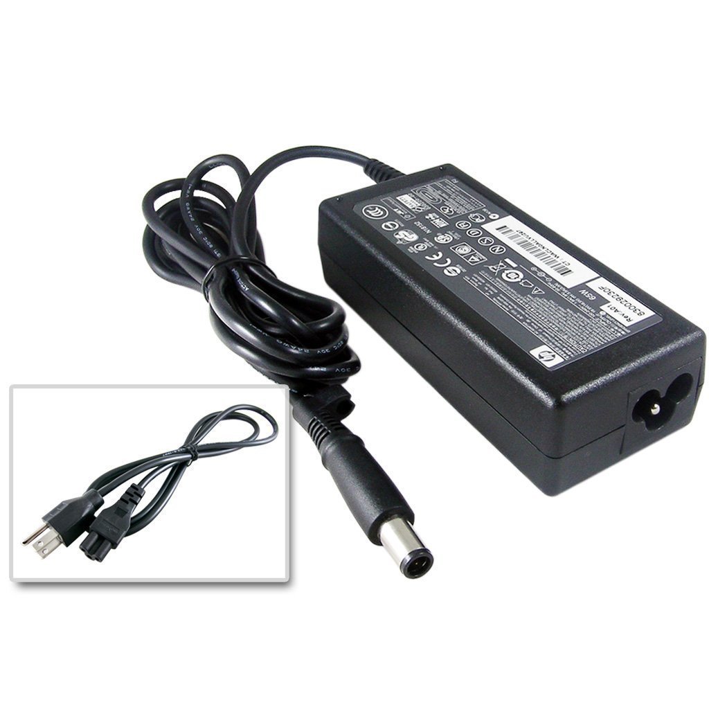 New Genuine HP ENVY Pavilion ProBook EliteBook 65 Watt Smart Pin AC Adapter Charger 18.5V 3.5A