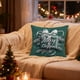 thumbnail image 5 of CaiYueKe Christmas Pillow Cover Holiday Decorations, Festive Sofa Cushion Cover with Christmas Wreath Gift Box Design, Green Christmas Themed Pillowcase for Living Room Office Decor, 5 of 7