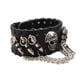 thumbnail image 4 of Brazalete de cuero Fernando Negro Pulsera, 4 of 8
