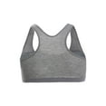 thumbnail image 2 of INSPIRE CHIC Women's Pullover Wire Free Racerback Removable Pads Bra Gray, 2 of 5