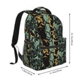 thumbnail image 2 of Pofeuu Lilies Flowers Print Backpack for Men and Women - Basic Bookbag Casual Daypack Backpacks for College Work Travel-One Size, 2 of 5