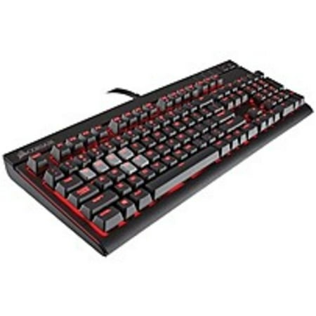 Refurbished Corsair STRAFE Mechanical Gaming Keyboard - Cherry MX Brown - Cable Connectivity - USB 2.0 Interface - 104 Key - English, French - Compatible with Computer - Windows Lock Key Hot