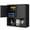 Black, variant on Kitchen Pantry Cabinet with Adjustable Shelves & 2 Doors,Metal Storage Cabinet with Locker for Kitchen,Living Room,Dining Room,Office,Black Grey