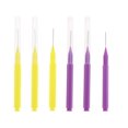 thumbnail image 4 of EeaseMX 60 cepillos interdentales para adultos, con hilo dental, morados., 4 of 7