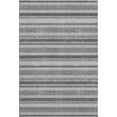 thumbnail image 2 of Addison Rugs Mayfield Washable Transitional Stripes Silver Rectangle Rug, 8' x 10', 2 of 6