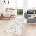 thumbnail image 4 of AMLESO Rectangle Area Rug Clearance Home Decor Doormat Runner Rugs for Hallway Bathroom Rugs for Bedside Porch Laundry Room Entrance Farmhouse flower 60x180cm, 4 of 8