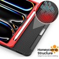 thumbnail image 5 of Allytechgroup iPad Pro 11 Inch 2024 Case, Multi Angle Viewing Stand Auto Sleep Wake Build In Screen Protector Shockproof Protective Flip Case Cover for Apple iPad Pro 11" M4 2024, Red, 5 of 10