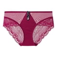 thumbnail image 2 of Culottes Sans Coutures Culottes en Dentelle pour Femmes Culottes Confortables Sans Coutures Culottes Bikini en Dentelle Transparente à Motif Floral Rouge TG, 2 of 4