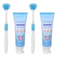 thumbnail image 2 of Sistema Limpio Del Gel Del Cepillo De La Lengua ANGGREK Cepillo Suave 2pcs, 2 of 7