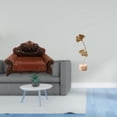 thumbnail image 2 of Doll Miniature Sofa Leaf Sculpture Single Chair Iron Model for Dollhouse Table Party Room Home Decor, 2 of 8