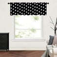 thumbnail image 6 of Halloween Autumn Window Valances Kitchen Short Curtains with Rod Pocket Cute Ghost Valance Drapes Farmhouse Window Treatment for Living Room Bathroom Decor 54" X 18", 6 of 6