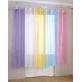 thumbnail image 3 of Cortinas de teileno con ojales para ventanas, puertas y cenefas decorativas para el hogar, 3 of 8