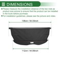 thumbnail image 5 of Unique Bargains Car Trunk Retractable Cargo Cover for Mitsubishi Pajero Sport 2006-2015 Rear Trunk Parcel Shelf Luggage Security Shield Shade Screen Cover Gloss Black, 5 of 7