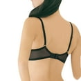 thumbnail image 4 of Women's Minimizer Bra Full Coverage Sheer Lace Bra Underwire Unlined Bra(Black,38C), 4 of 6
