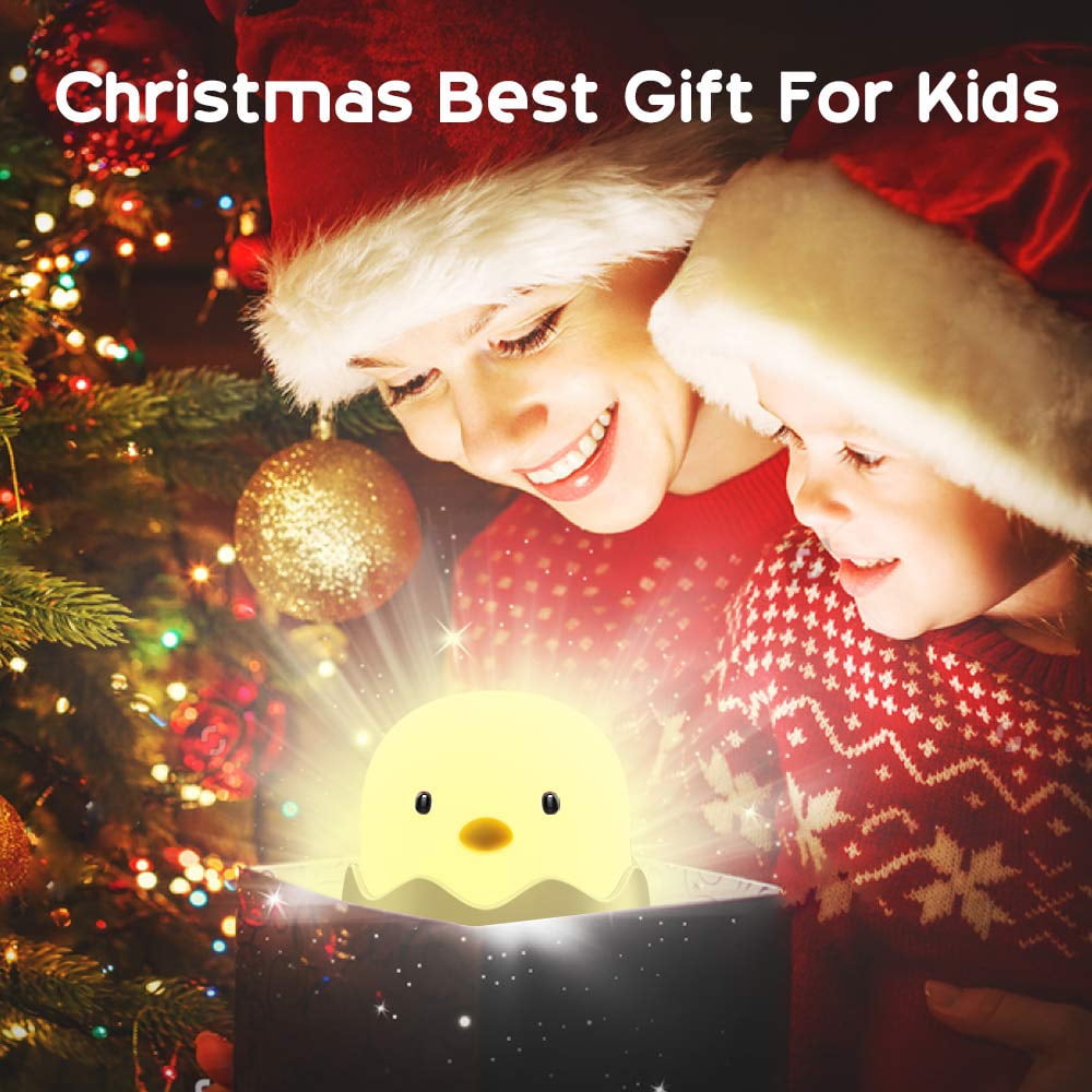 LNKOO Kids Night Light ,Soft Silicone Adjustable Baby Night Light with Touch Sensor for Nursing/Breastfeeding | Newborn or Toddler Bedroom Decor for Girls Boys-Bedroom Decor Birthday Gifts