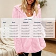 thumbnail image 6 of Scyoekwg Women's Hooded Fleece Zip Up Jacket Long Sleeve Drawstring Sherpa Coat with Side Pockets Soft Warm Loose Fit Fall Winter Outerwear,Size:S-XXL, 6 of 7