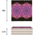 thumbnail image 3 of FMSHPON Mandala Pattern Set of 8 Coaster for Drinks, Absorbent Ceramic Stone Coasters Cup Mat with Cork Base for Home Kitchen Room Coffee Table Bar Decor, 3 of 4