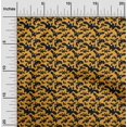 thumbnail image 1 of oneOone Cotton Jersey Gamboge Yellow Fabric Halloween Quilting Supplies Print Sewing Fabric By The Yard 58 Inch Wide, 1 of 4