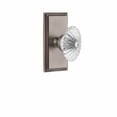 thumbnail image 2 of Grandeur Burgundy Crystal Door Knob with Carre Plate, 2 of 5