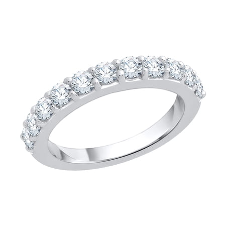 KATARINA 14K White Gold 1 cttw Diamond Anniversary Wedding Band