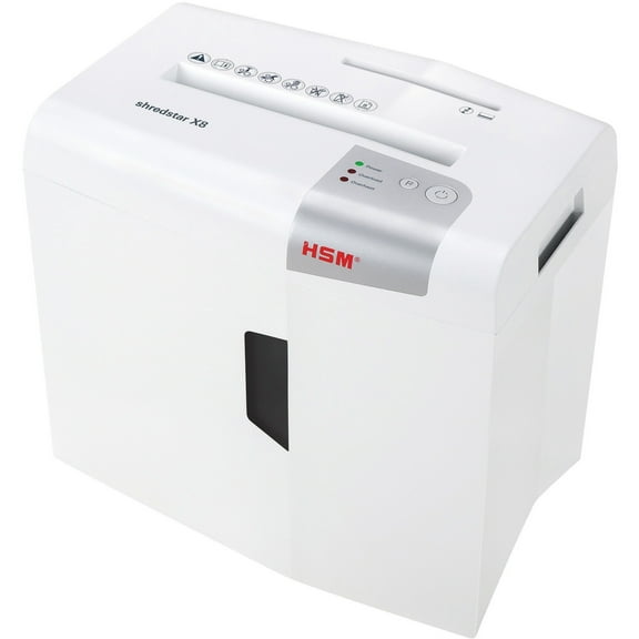 HSM, HSM1044W, shredstar X8 Cross Cut Shredder, 1 Each, White
