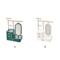 thumbnail image 4 of Jewelry Storage Box Necklace Holder Bathroom Display Cosmetic Desktop Beauty Makeup Organizer Waterproof Rack High Definition Mirror White, 4 of 7