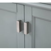 Tennant Brand 30 Modern Gray Bathroom Vanity with White Quartz Top