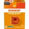 Dunkin Caramel Me Crazy Coffee, 22 K-Cup Pods for Keurig Coffee Makers