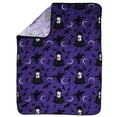 thumbnail image 4 of Wednesday Mélange d'Halloween' Jeté en Molleton Toucher Soie, 100 % Polyester, 4 of 5