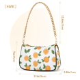 thumbnail image 3 of FORMRS Womens Shoulder Bag with Chain Strap Clutch Purse Cute Tote Handbag, Orange, 3 of 7