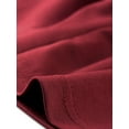 thumbnail image 5 of INSPIRE CHIC Boléros pour Femmes Boléros à Col pour Robe L Rouge Foncé, 5 of 5