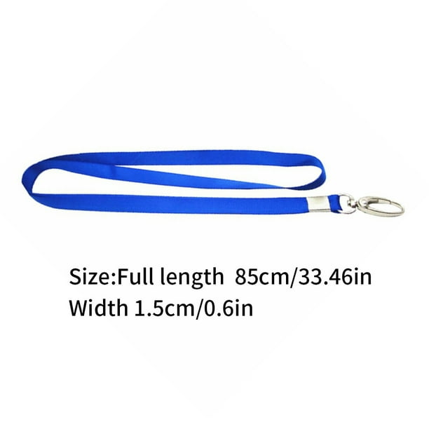 ziyahihome 10pcs Hanging Neck Rope Safety Lanyard for Name Tag ID Card Badge Holder Office School Supplies