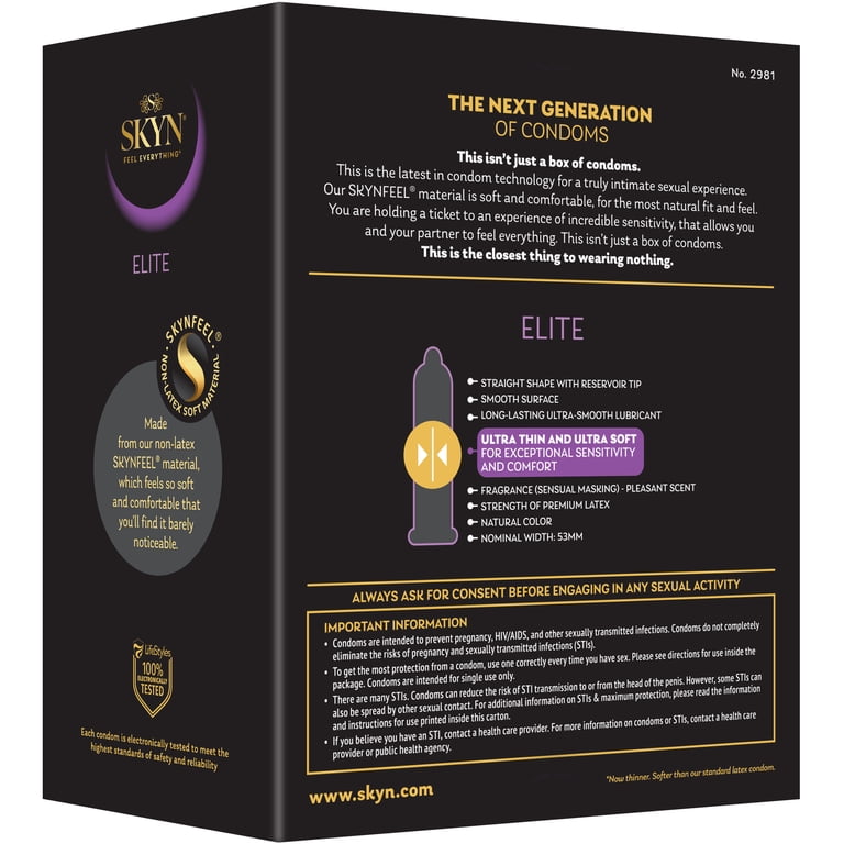 skyn elite non-latex lubricated condoms 36 count K-Y Warming Jelly Sensorial Personal Lubricant, 5 fl oz