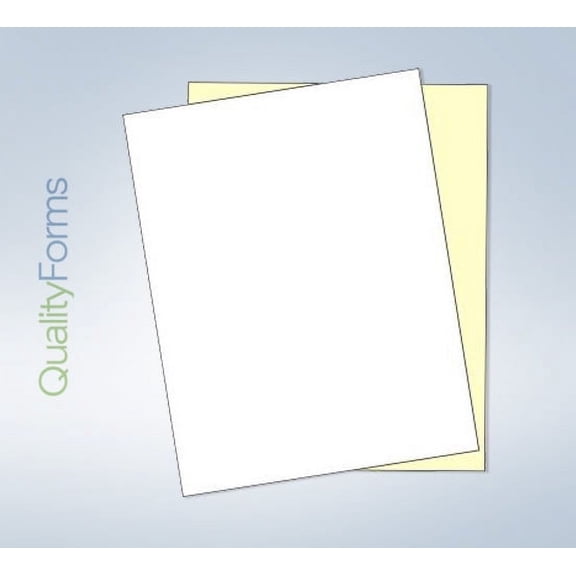 8-1/2 x 11" Laser Carbonless 2 Part Paper - Ream - Straight