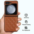 thumbnail image 6 of for Motorola Razr 2024 Case Elegant PU Leather, Motorola Razr 2024 Case Protective Premium Slim Thin Phone Case for Women Girls Compatible with Motorola Razr 2024, Brown, 6 of 8