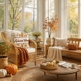 thumbnail image 7 of AuroraX Fall Pumpkin Pillow Covers Thanksgiving Decorative Pillowcase Cute Maple Leaf Rustic Farmhouse Thanksgiving Decorations for Home Yellow, 7 of 7