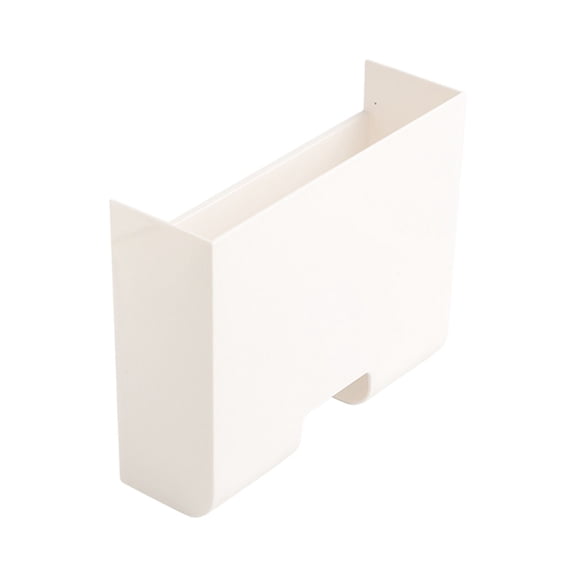 Leodye 1PCS No Drill Wall Mount Plastic Glove Organizer, Storage Holder for Disposable Gloves, Hairnets, Masks for Kitchen and Bathroom Cabinets -7.3x5.9x2.3in