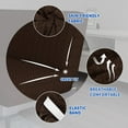 thumbnail image 4 of XYMHUN Armless Futon Cover Stretch Futon Slipcovers with Elastic Bottom Dark Coffee, 4 of 7