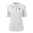 thumbnail image 2 of Women's Cutter & Buck White Southern Illinois Salukis Team Virtue Eco Pique Recycled Polo, 2 of 3